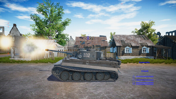 Screenshot z WWII Tanks Battle Battlefield