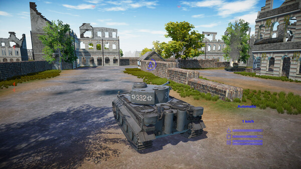 Screenshot z WWII Tanks Battle Battlefield