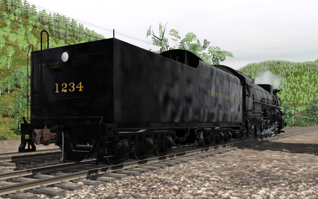 Trainz 2022 DLC - Chesapeake & Ohio K3-K3a 2-8-2 Featured Screenshot #1