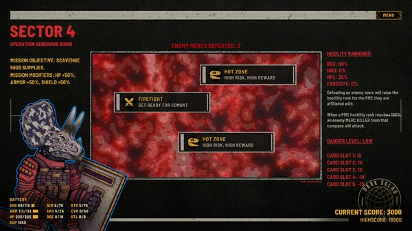 DINO MERCS screenshot 2