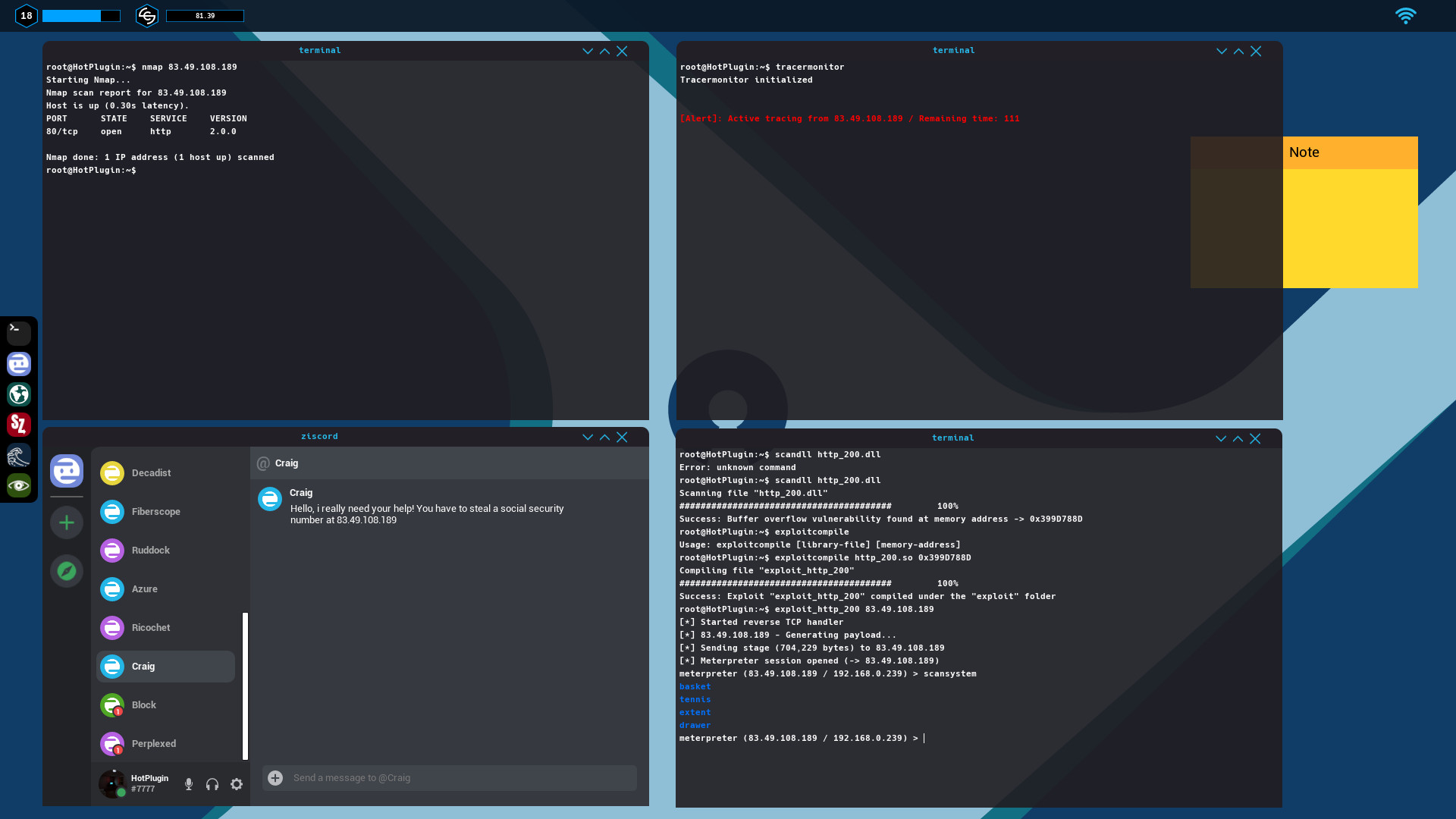 #3. Hacker Simulator: Free Trial (Steam) 由: Save All Studio