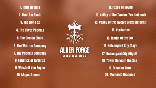 Alder Forge Soundtrack