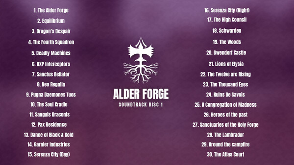 Alder Forge Soundtrack