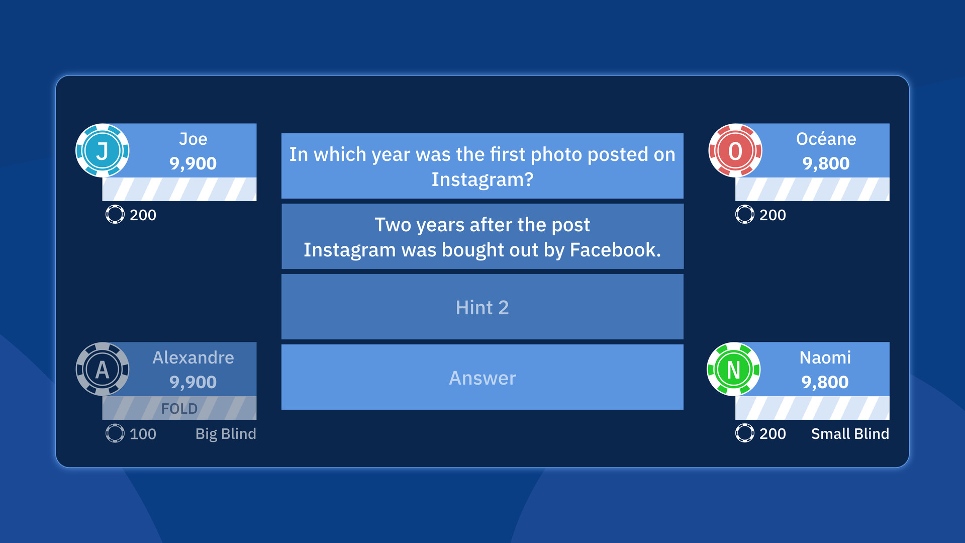 #1. QuizPoker: Mix of Quiz and Poker (Steam) Bởi: Siwalu