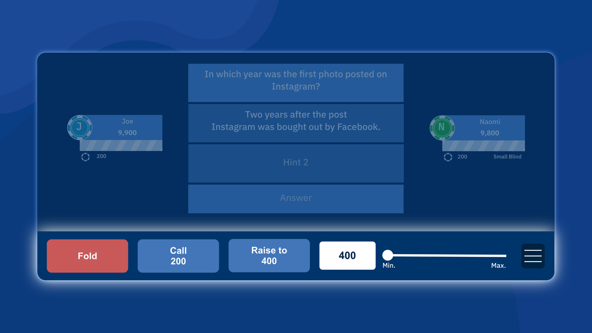 #6. QuizPoker: Mix of Quiz and Poker (Steam) Bởi: Siwalu