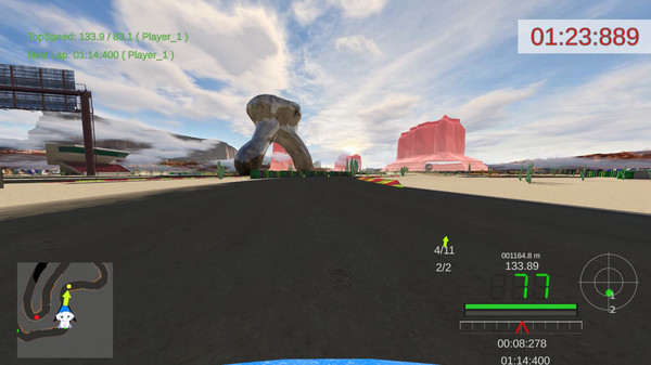 Screenshot z GoKart - NewMexico