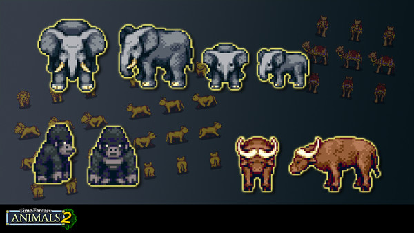 RPG Maker MV - Time Fantasy Add on Animals 2
