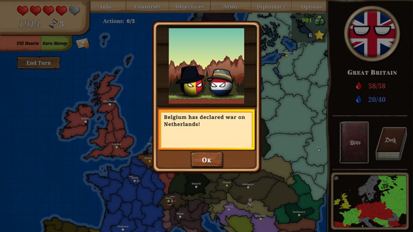 Countryball: Europe 1890.