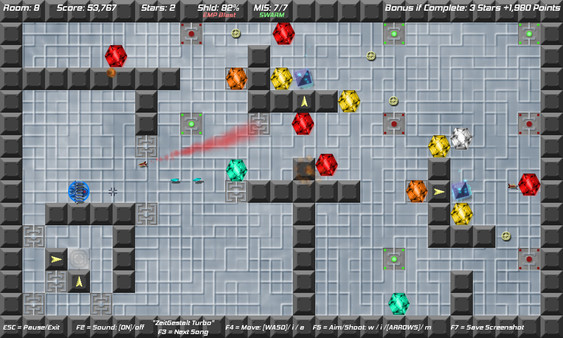 Screenshot z Gem Raider 2 Screenshot z Gem Raider 2