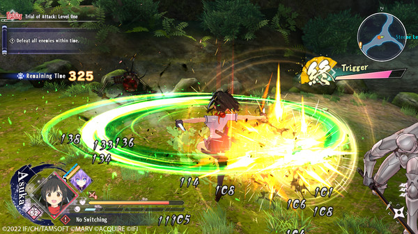 闪乱忍忍忍者大战海王星：少女们的响艳-游戏截图