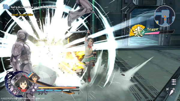 闪乱忍忍忍者大战海王星：少女们的响艳-游戏截图