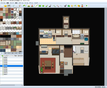 RPG Maker MV - DorapixelMapChips - Modern JP Interiors