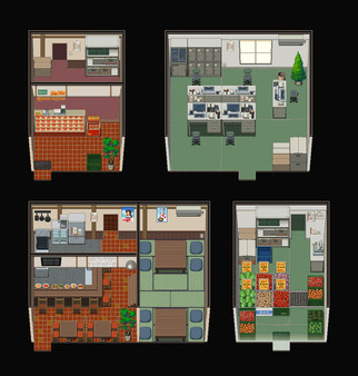 RPG Maker MZ - DorapixelMapChips - Modern JP Interiors