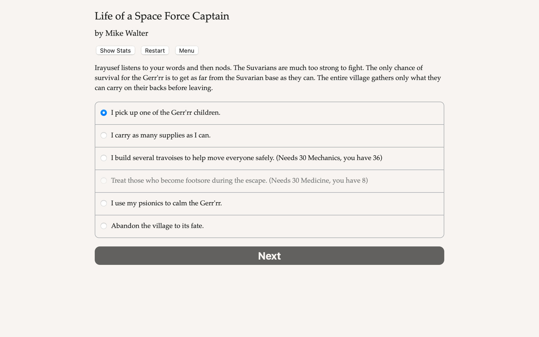 #3. Life of a Space Force Captain (Steam) 由: Hosted Games