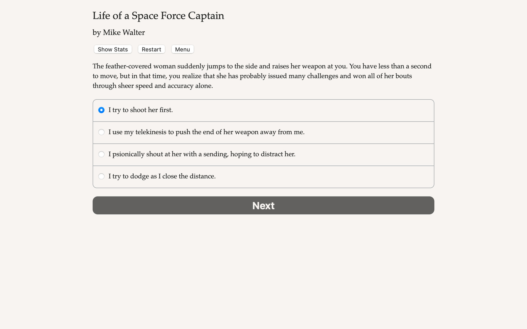 #2. Life of a Space Force Captain (Steam) 由: Hosted Games