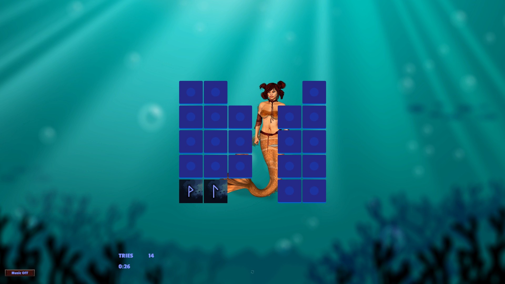 #4. Memory Puzzle - Mystery Mermaids (Steam) Podle: EGC Games