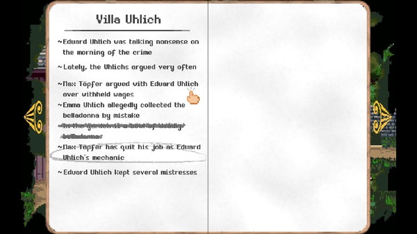 Screenshot 4 of Casebook 1899 - The Leipzig Murders - final gameplay screenshot