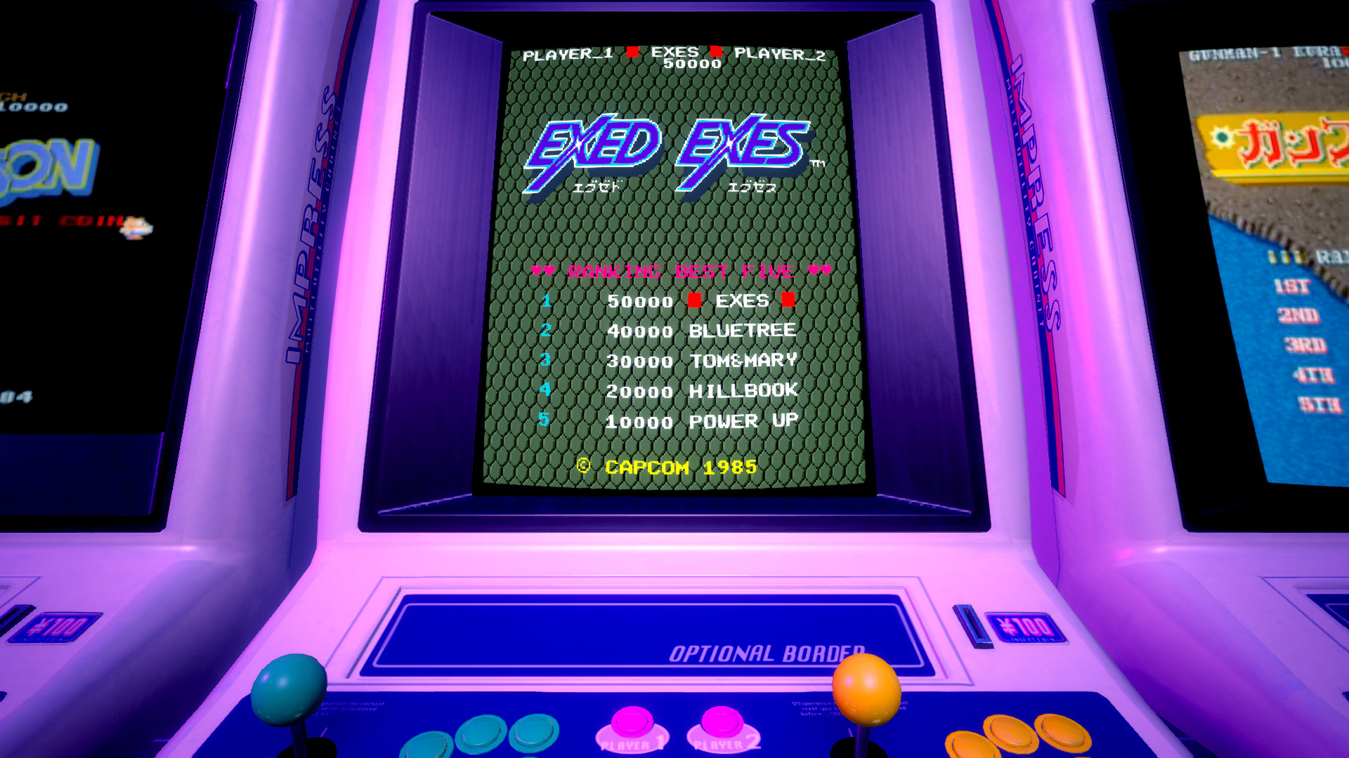 Steam：Capcom Arcade 2nd Stadium：超浮遊要塞エグゼドエグゼス