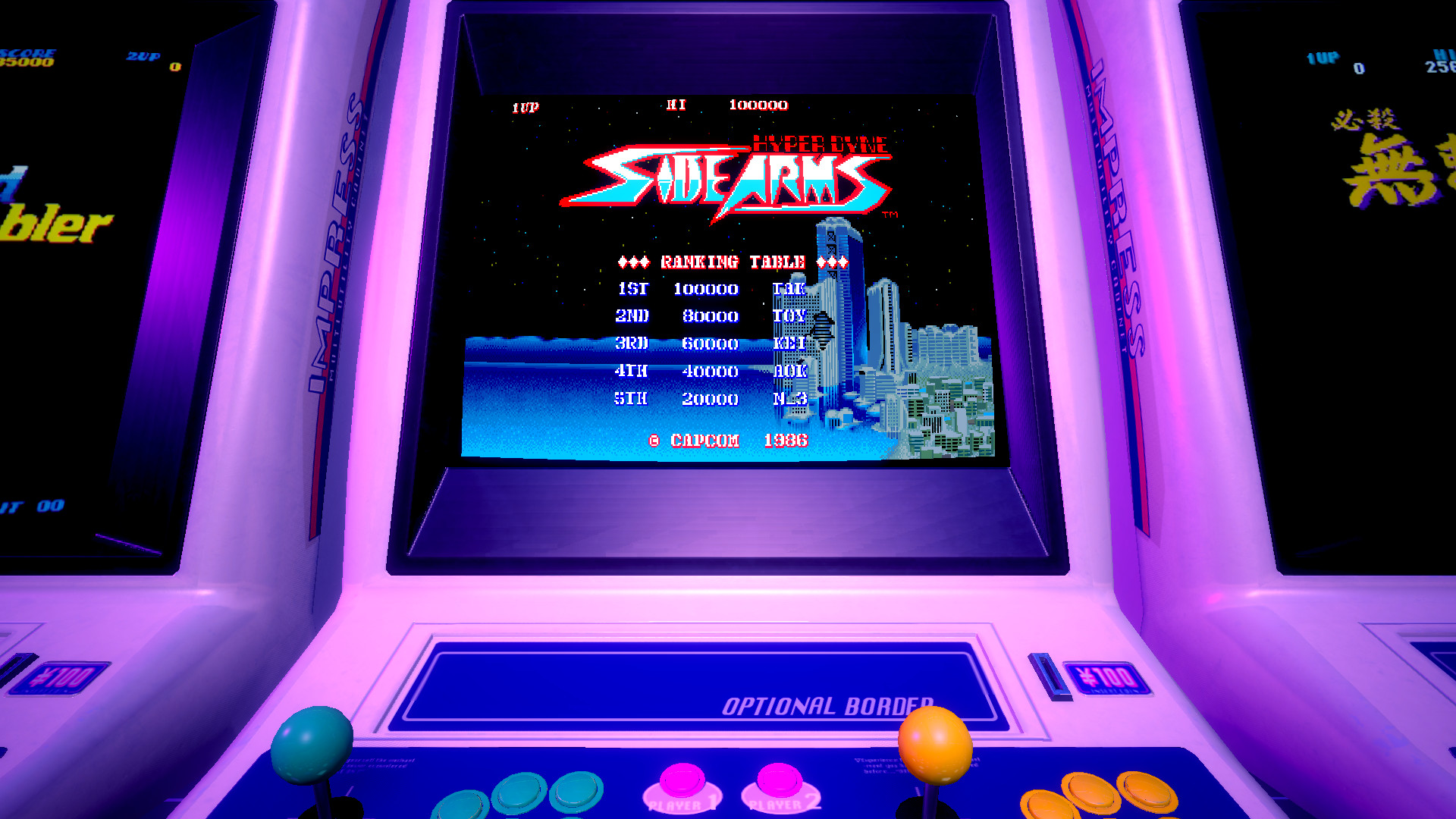 Capcom Arcade 2nd Stadium: HYPER DYNE SIDE ARMS Featured Screenshot #1