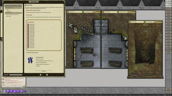 Fantasy Grounds - GameMastery Map Pack: Graveyard