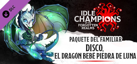 Paquete del familiar Disco, el dragón bebé piedra de luna