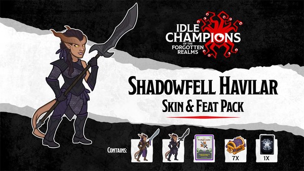 Idle Champions - Shadowfell Havilar Skin & Feat Pack
