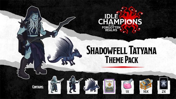 Idle Champions - Shadowfell Tatyana Theme Pack