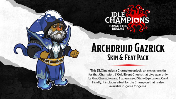 Idle Champions - Archdruid Gazrick Skin & Feat Pack