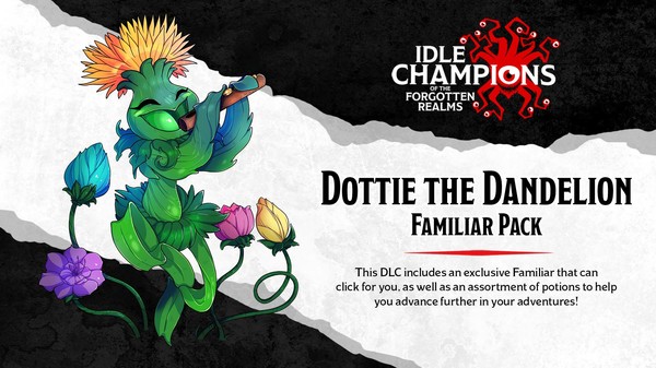 Idle Champions - Dottie the Dandelion Familiar Pack