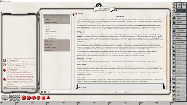 Fantasy Grounds - Beastheart and Monstrous Companions
