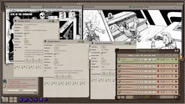 Fantasy Grounds - Mutant Crawl Classics #1: Hive of the Overmind