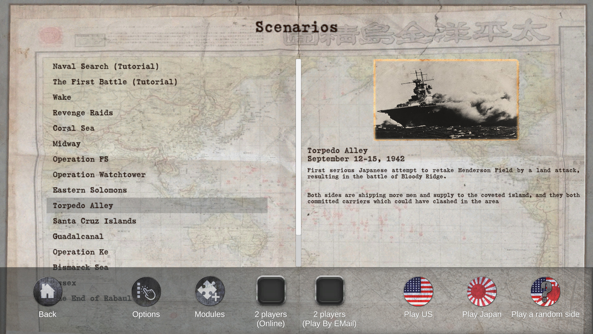 Carrier Battles - Submarines & Torpedo Alley scenario Sep 42 Featured Screenshot #1