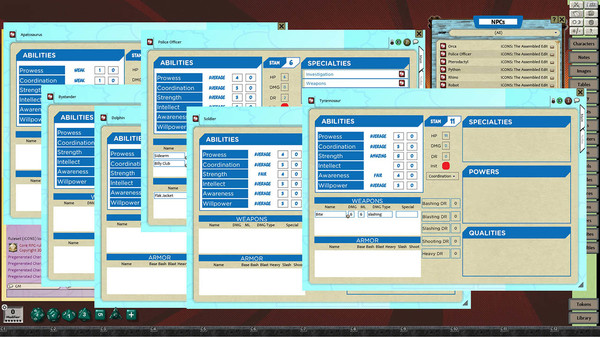 Fantasy Grounds - ICONS Superpowered Roleplaying: The Assembled Edition
