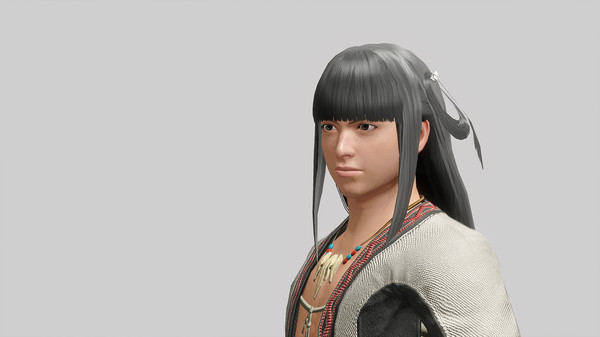 Monster Hunter Rise - "Hinoa Long" hairstyle