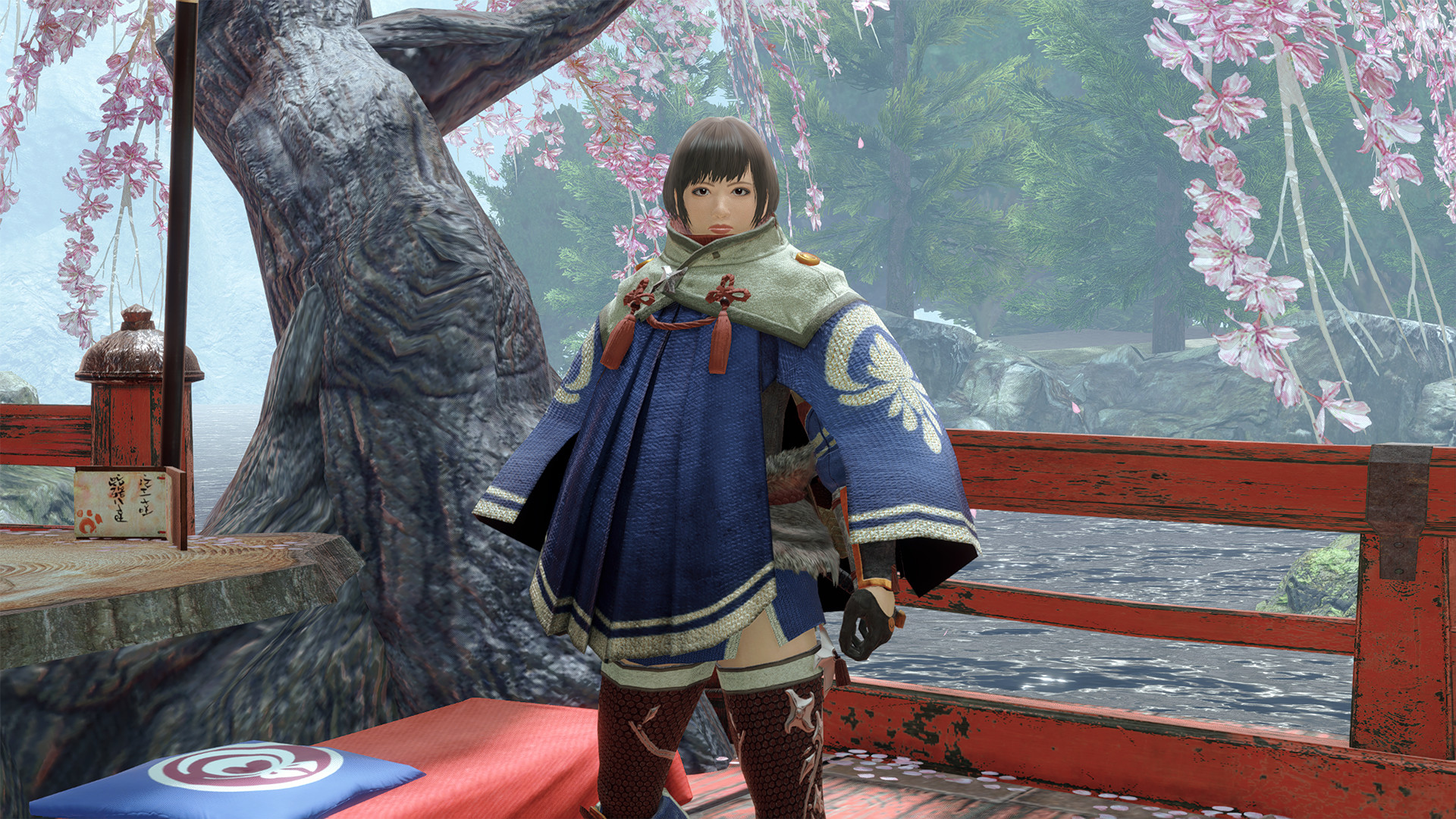 Monster Hunter Rise - "Kamura Cloak Garb" Hunter layered armor piece Featured Screenshot #1