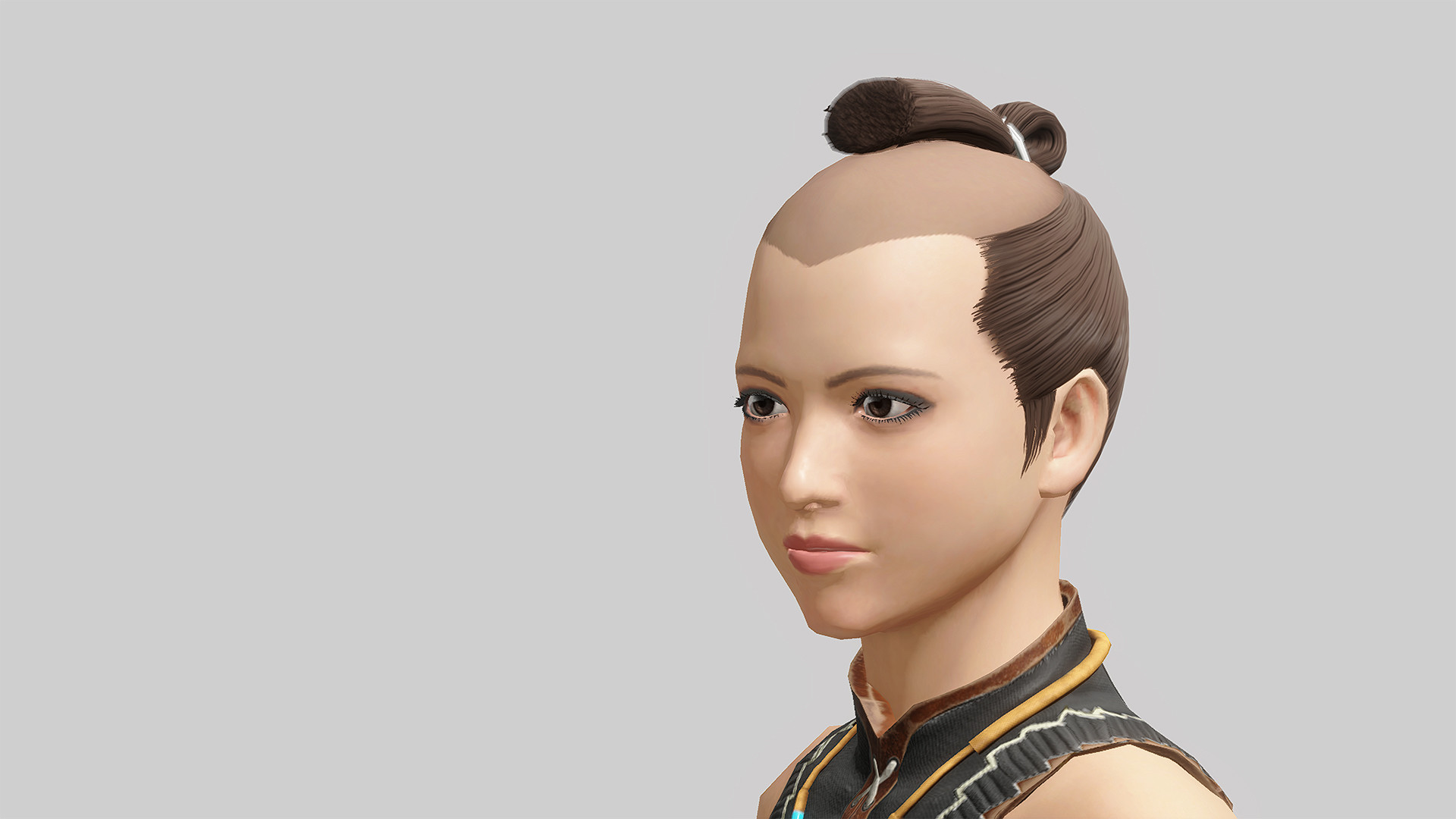 Monster Hunter Rise - "Topknot Soul" hairstyle Featured Screenshot #1