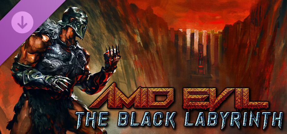 AMID EVIL - The Black Labyrinth cover art