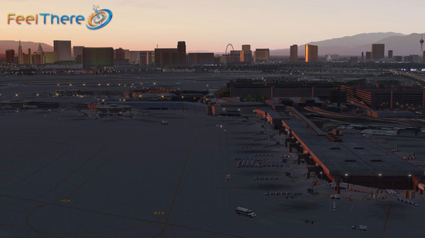 X-Plane 11 - Add-on: FeelThere - KLAS - Las Vegas International Airport — скриншот 11