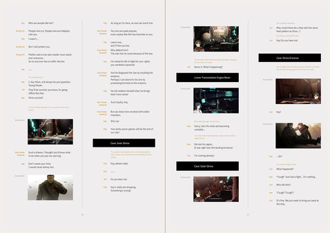 OPUS: Echo of Starsong Official Game Script -Vol.1-