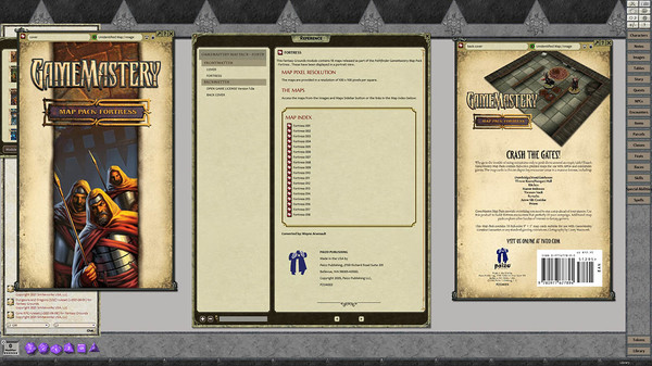 Fantasy Grounds - Pathfinder RPG - GameMastery Map Pack: Fortress