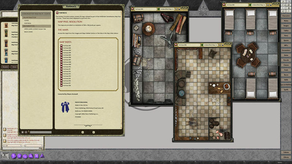 Fantasy Grounds - Pathfinder RPG - GameMastery Map Pack: Fortress