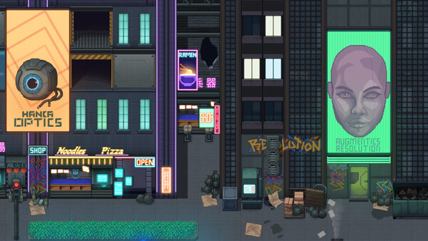 RPG Maker MV - Winlu Cyberpunk Tileset - Exterior