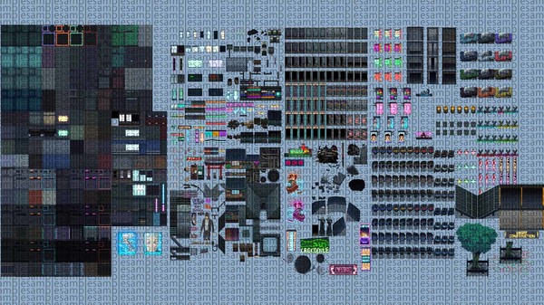 RPG Maker MV - Winlu Cyberpunk Tileset - Exterior
