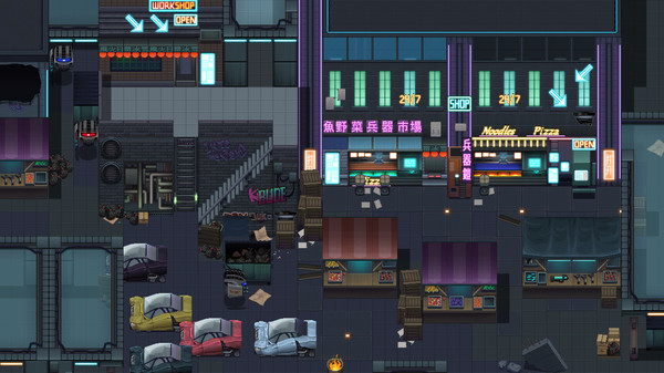 RPG Maker MZ - Winlu Cyberpunk Tileset - Exterior