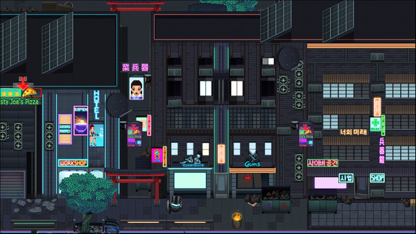 RPG Maker MZ - Winlu Cyberpunk Tileset - Exterior