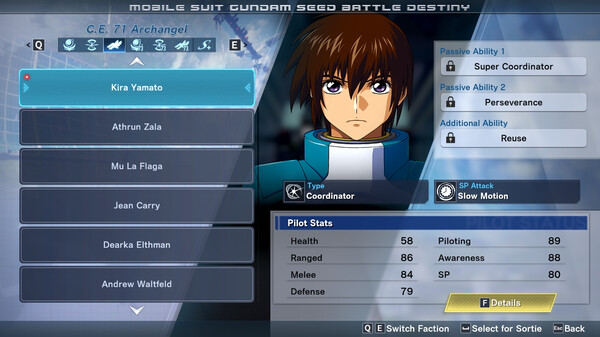 Скриншот из MOBILE SUIT GUNDAM SEED BATTLE DESTINY REMASTERED