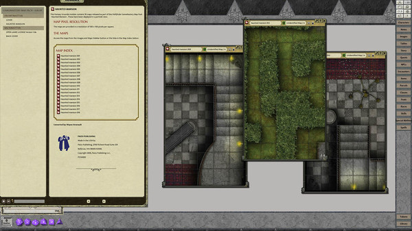 Fantasy Grounds - GameMastery Map Pack: Haunted Mansion