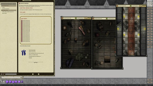 Fantasy Grounds - GameMastery Map Pack: Haunted Mansion