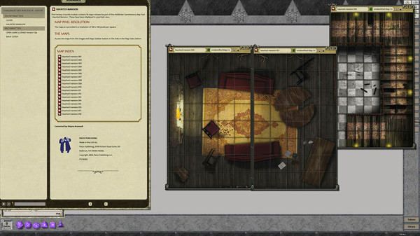 Fantasy Grounds - GameMastery Map Pack: Haunted Mansion