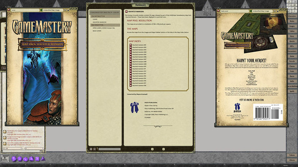 Fantasy Grounds - GameMastery Map Pack: Haunted Mansion